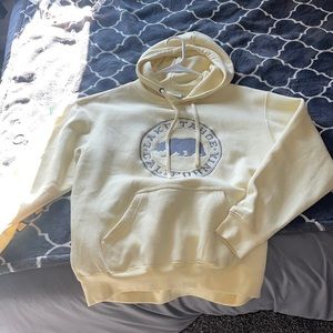 Lake Tahoe yellow hoodie